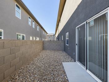 Desert Sage Townhomes Private Patio with Large Sliding Glass Door, Hurricane, 84737